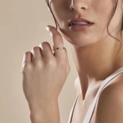 Bague Plaqué Or Jaune Calvin Oxyde De Zirconium -Garmin Soldes FQDFJLB006 model0