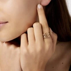 Bague Tyfene Plaqué Or Jaune -Garmin Soldes FQDFJW0156 model1