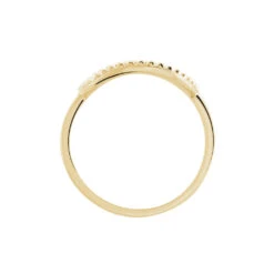 Bague Laria Plaque Or Jaune 10 Bague Laria Plaque Or Jaune -Garmin Soldes FQDFJW0391 view2