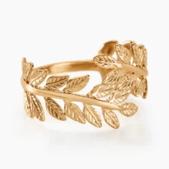 Bague Folia Plaqué Or Jaune