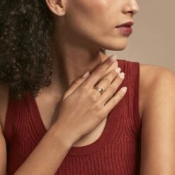 Bague Folia Plaqué Or Jaune -Garmin Soldes FQDFJW0392 model1