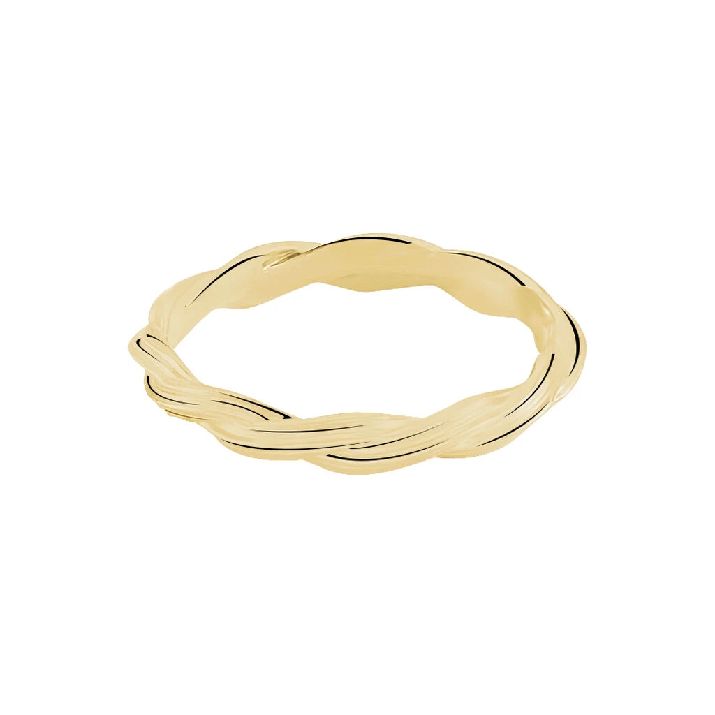 Bague Plaqué Or Jaune Ino 4 Bague Plaqué Or Jaune Ino – Image 2