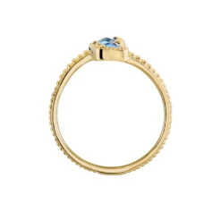 Bague Ilvaae Plaqué Or Pierre Bleue 10 Bague Ilvaae Plaqué Or Pierre Bleue -Garmin Soldes FQDFJXB145 view2