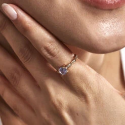 Bague Kurt Plaqué Or Jaune Oxyde De Zirconium -Garmin Soldes FQDFJZI011 model1