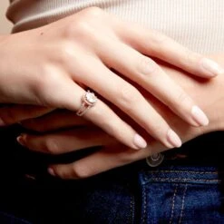 Bague Myriama Plaqué Or Jaune Oxyde De Zirconium -Garmin Soldes FQDFJZW513 model0