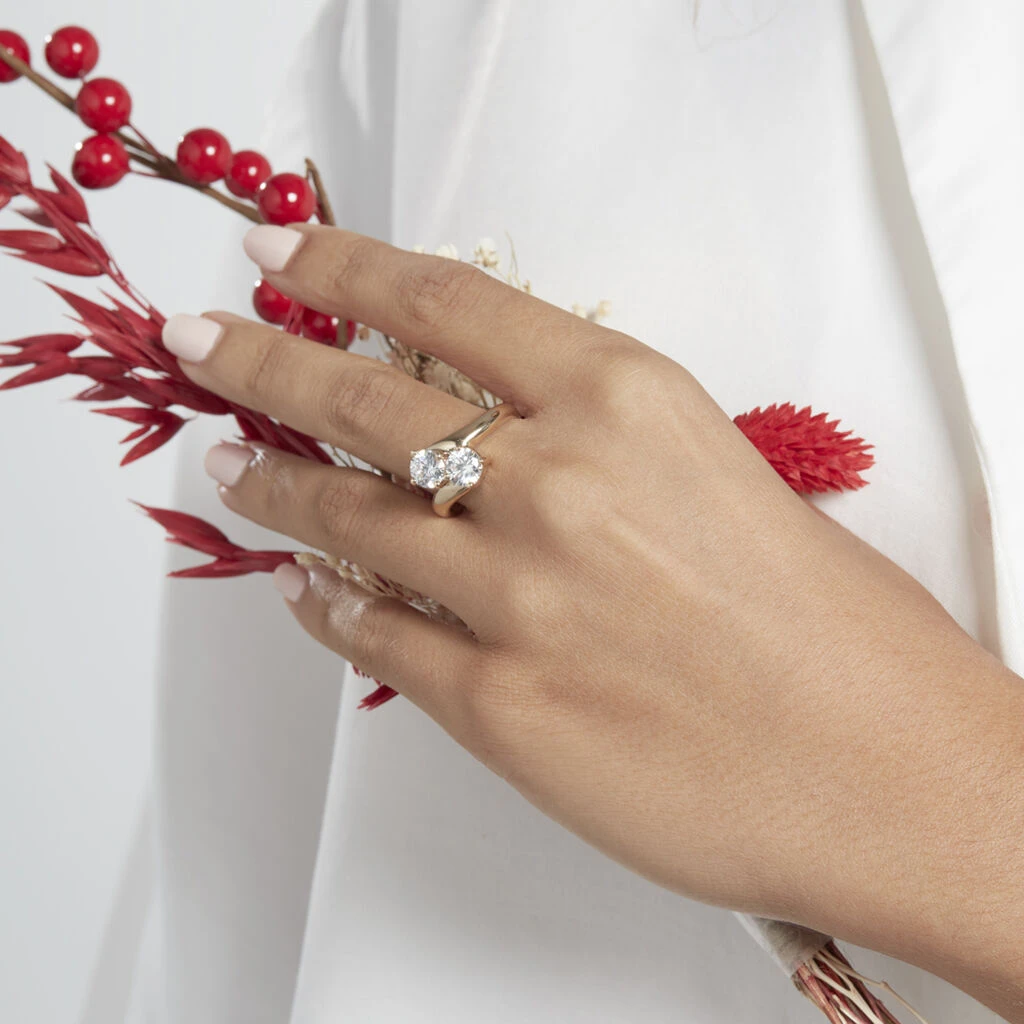 Bague Laban Plaqué Or Oxyde 7 Bague Laban Plaqué Or Oxyde – Image 5