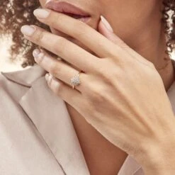 Bague Plaqué Or Sadoth Oxyde De Zirconium -Garmin Soldes FQDFJZW560 model0