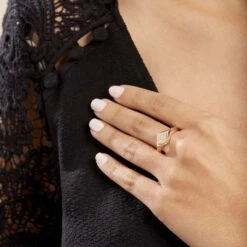 Chevalière Plaqué Or Jaune Ignazio Oxyde De Zirconium 12 Chevalière Plaqué Or Jaune Ignazio Oxyde De Zirconium -Garmin Soldes FQHFJZW122 model0