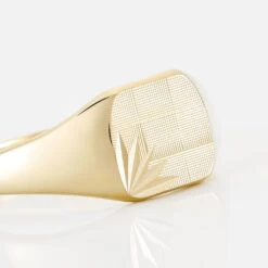 Chevalière Henry Plaque Or Jaune -Garmin Soldes FQHHJW0131 view3