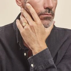 Chevalière Gautier Plaqué Or -Garmin Soldes FQHHJW0143 model0