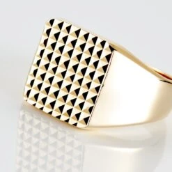 Chevalière Plaqué Or Corentin -Garmin Soldes FQHHJW0148 view3