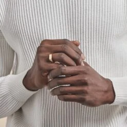 Chevalière Plaqué Or Jaune Alfonso -Garmin Soldes FQHHJW0149 model0