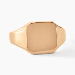 Chevalière Plaqué Or Jaune Alannis