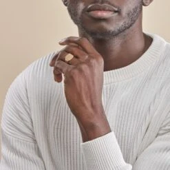 Chevalière Plaqué Or Jaune Alannis -Garmin Soldes FQHHJW0151 model0