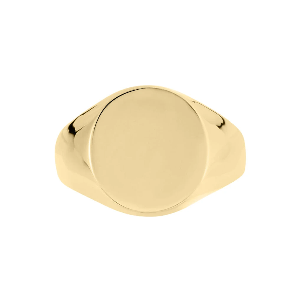 Chevalière Plaqué Or Jaune Aureliano 4 Chevalière Plaqué Or Jaune Aureliano – Image 2