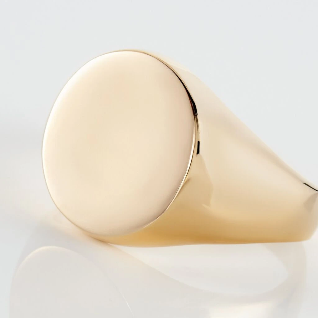 Chevalière Plaqué Or Jaune Aureliano 6 Chevalière Plaqué Or Jaune Aureliano – Image 4