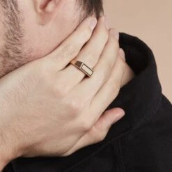 Chevalière Tommi Plaqué Or Jaune -Garmin Soldes FQHHJW0158 model1