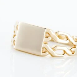 Chevalière Tobias Plaqué Or Jaune -Garmin Soldes FQHHJW0159 view3