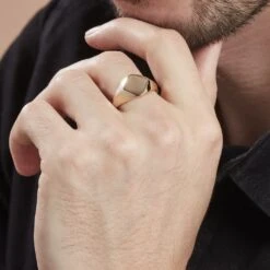 Chevalière Sebastiano Plaqué Or Jaune -Garmin Soldes FQHHJW0160 model1