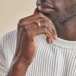 Chevalière Plaqué Or Jaune Asa Oxydes De Zirconium -Garmin Soldes FQHHJZW105 model1