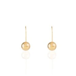 Boucles D'oreilles Pendantes Nohraae Plaqué Or Jaune