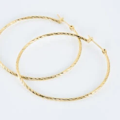 Créoles Anusha Plaqué Or Jaune -Garmin Soldes FQOFJW0574 view2