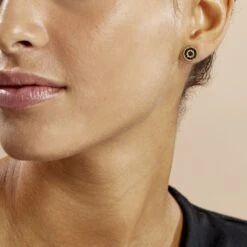 Boucles D'oreilles Puces Laria Plaqué Or Jaune -Garmin Soldes FQOFJW0590 model0