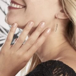 Boucles D'oreilles Pendantes Plaqué Or Jaune Libby -Garmin Soldes FQOFJW0598 model0