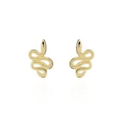 Boucles D'oreilles Puces Wandala Plaqué Or