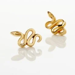 Boucles D'oreilles Puces Wandala Plaqué Or -Garmin Soldes FQOFJW0603 view2