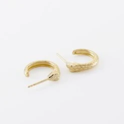 Créoles Serhat Plaqué Or Jaune -Garmin Soldes FQOFJW0638 view2