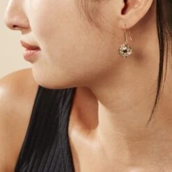 Boucles D'oreilles Plaqué Or Aurora -Garmin Soldes FQOFJXN007 model0