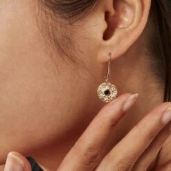 Boucles D'oreilles Plaqué Or Aurora -Garmin Soldes FQOFJXN007 model1