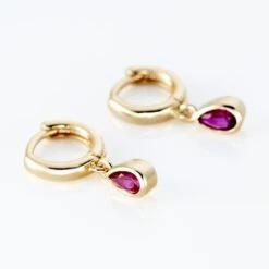 Créoles Plaqué Or Heikospinelle -Garmin Soldes FQOFJXR011 view2