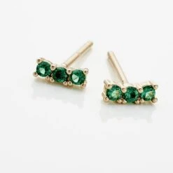 Boucles D'oreilles Puces Plaqué Or Jaune Alodia Spnielles 9 Boucles D'oreilles Puces Plaqué Or Jaune Alodia Spnielles -Garmin Soldes FQOFJXV109 view2