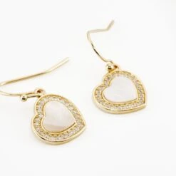 Boucles D'oreilles Pendantes Plaqué Or Jaune Aludra Nacres Oxydes -Garmin Soldes FQOFJXW120 view2