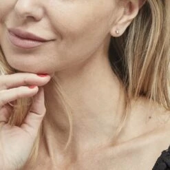 Boucles D'oreilles Puces Yléna Plaqué Or Jaune Oxyde De Zirconium -Garmin Soldes FQOFJZW118 model0