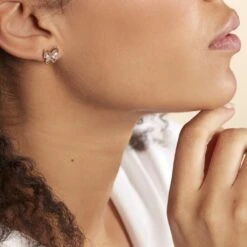 Boucles D'oreilles Pendantes Jelissa Plaqué Or Oxyde De Zirconium -Garmin Soldes FQOFJZW290 model1