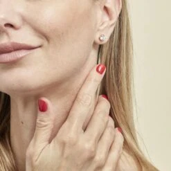 Boucles D'oreilles Puces Nilay Plaqué Or Jaune Oxyde De Zirconium -Garmin Soldes FQOFJZW421 model0