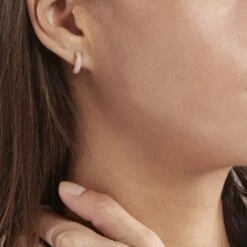 Créoles Plaqué Or Jaune Julitta Oxydes De Zirconium -Garmin Soldes FQOFJZW566 model0