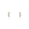 Boucles D'oreilles Puces Plaqué Or Jaune Alodia Oxydes De Zirconium -Garmin Soldes FQOFJZW594 master