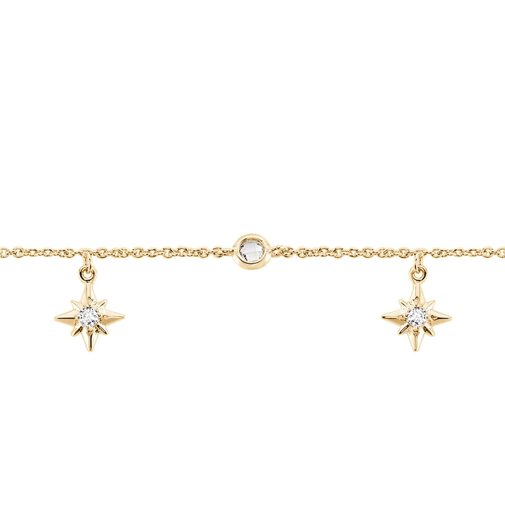 Chaîne De Cheville Lenka Plaqué Or Jaune Oxyde De Zirconium 4 Chaîne De Cheville Lenka Plaqué Or Jaune Oxyde De Zirconium – Image 2