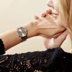 Montre Cluse Minuit Argenté -Garmin Soldes HIMFBQF0QX model1