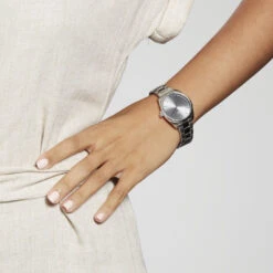 Montre Cluse Feroce Petite Acier Blanc -Garmin Soldes HIMFBQG439 model1