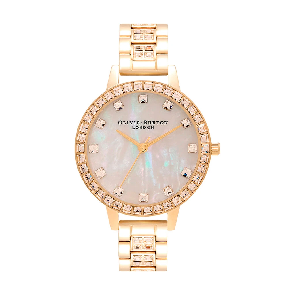 Montre Olivia Burton Treasure Nacre Blanche 3 Montre Olivia Burton Treasure Nacre Blanche