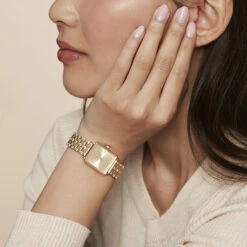 Montre Rosefield Boxy Xs Champagne -Garmin Soldes HIMFJQC828 model0