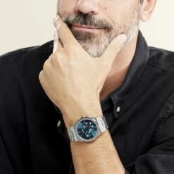 Montre Cluse Vigoureux Chrono Bleu -Garmin Soldes HIMHB1B696 model0