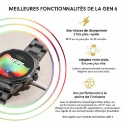 Montre Connectée Fossil Gen 6 -Garmin Soldes HIMHN0N183 view5