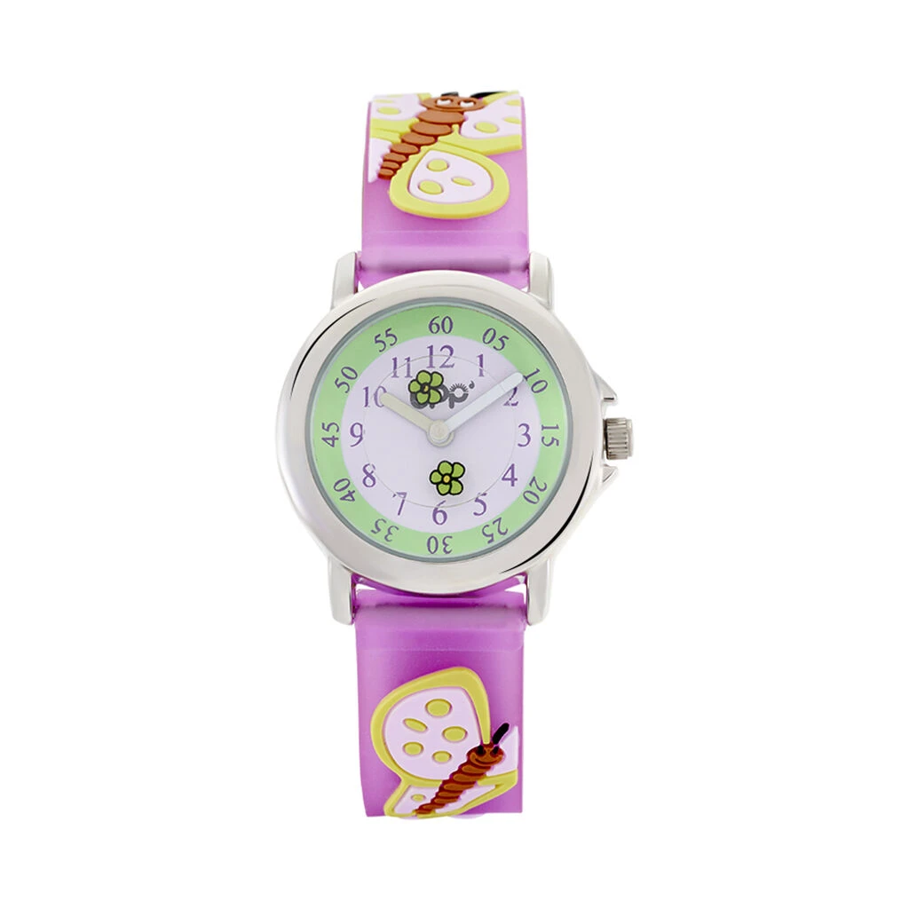 Montre Upp Papillon Vert Et Parme 3 Montre Upp Papillon Vert Et Parme