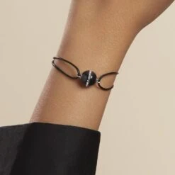 Bracelet Nina Cera Argent Blanc Strass Et Céramique -Garmin Soldes MABFNXN001 model1